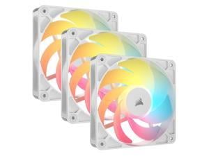 Corsair RS120-R Reverse RGB White 120mm Case Fan Triple Pack