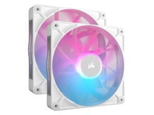 iCUE LINK RX140 RGB 140mm PWM Fan Twin Starter Kit - White