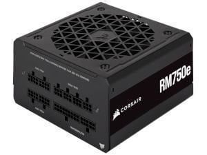 Corsair RM750e (2023) Fully Modular Low-Noise ATX Power Supply - ATX 3.0 & PCIe 5.0 Compliant - 105°C-Rated Capacitors - 80 PLUS Gold Efficiency - Modern Standby Support - Black