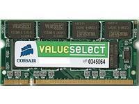 Corsair Value Select 512MB 1x512MB DDR PC-2700 333MHz SO-DIMM Module