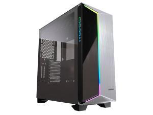 Cougar Dark Blader G Premium Mid Tower Gaming Case Brushed Aluminium Andamp; Glass Front Pannel with RGB and Glass side window