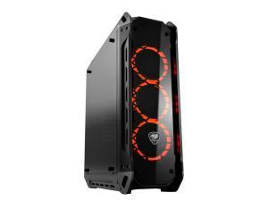 Cougar Panzer-G Mid Tower Gaming Case Tempered Glass with cover 3 x Vortex LED Fans