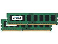 Crucial 8GB 2x4GB DDR3 PC3-10600 1333MHz ECC RDIMM Dual Channel Kit