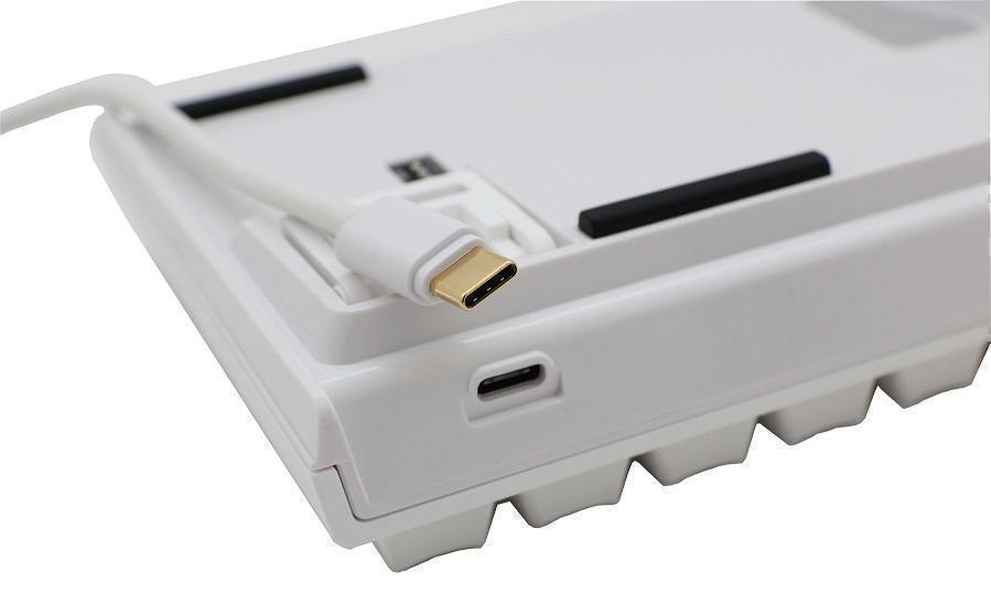 Ducky White One2 Mini RGB Backlit Black Cherry MX Gaming Keyboard ...
