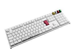 Ducky One2 Pure White Christmas Limited Edition Brown Cherry