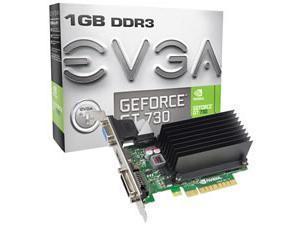 EVGA GeForce GT 730 Silent / Low Profile 1GB GDDR3 Graphics Card