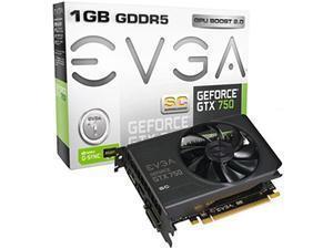 EVGA GeForce GTX 750 SC 1GB GDDR5