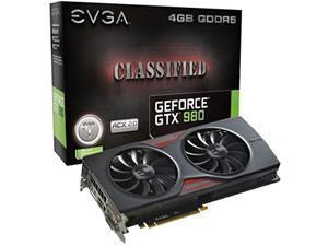 EVGA GeForce GTX 980 Classified ACX 2.0 4GB GDDR5