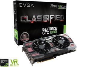 EVGA GeForce GTX 1080 CLASSIFIED 8GB GDDR5X Graphics Card