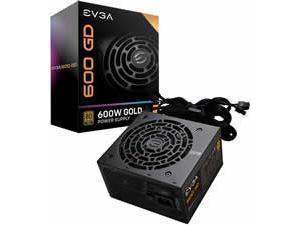 EVGA GD 600 Watt 80plus GOLD Wired Power Supply/PSU