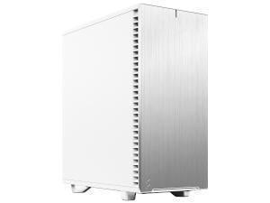 Fractal Design Define 7 Compact White Brushed Aluminum/Steel ATX Compact Silent Mid Tower Computer Case