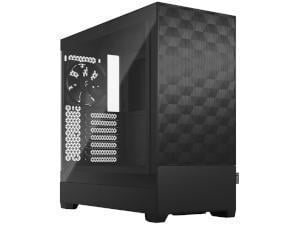 Fractal Design Pop Air Black - Tempered Glass Clear Tint - Honeycomb Mesh Front – TG side panel - Three 120 mm Aspect 12 fans included – ATX High Airflow Mid Tower PC Gaming Case