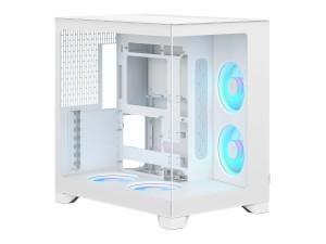 Fractal Design Pop 2 Vision RGB TG White Tempered Glass Mid Tower Chassis
