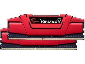 G.Skill Ripjaws V Red 8GB 2x4GB DDR4 2400MHz Dual Channel Memory RAM Kit
