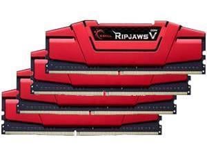 G.Skill Ripjaws V Red 64GB 4x16GB DDR4 PC4-24000 3000MHz Quad Channel Kit