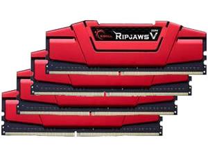 G.Skill Ripjaws V Red 32GB 4x8GB DDR4 PC4-24000 3000MHz Quad Channel Kit