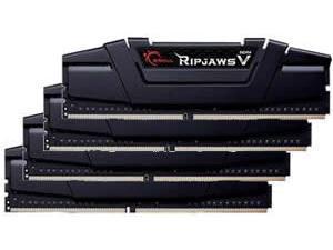 G.Skill Ripjaws V Black 32GB 4x8GB DDR4 PC4-25600 3200MHz Quad Channel Kit