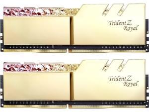 GSkill Trident Z Royal RGB Gold 16GB 2 x 8GB DDR4 3600MHz Dual Channel Memory RAM Kit