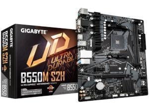 *B-stock item - 90 days warranty*Gigabyte B550M S2H AMD B550 Chipset Socket AM4 Motherboard