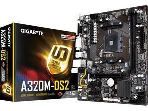 *B-stock item 90 days warranty*Gigabyte GA-A320M-DS2 AM4 A320 Chipset Micro-ATX Motherboard