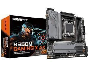 GIGABYTE B650M Gaming X AX AMD B650 Chipset (Socket AM5) Micro ATX Motherboard