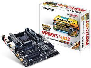 GIGABYTE GA-990FXA-UD3 AMD 990FX Socket AM3plus ATX Motherboard