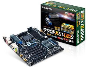 GIGABYTE GA-990FXA-UD5 AMD 990FX Socket AM3plus Motherboard
