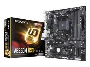 Gigabyte GA-AB350M-DS3H AMD AM4 B350 Micro-ATX Motherboard