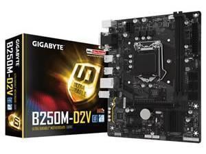 Gigabyte GA-B250M-D2V  Micro-ATX Motherboard B250 Chipset