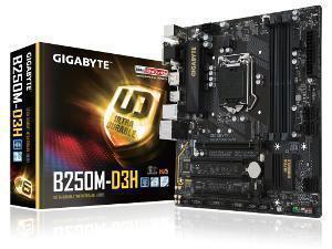 GIGABYTE B250M-D3H Intel B250 Socket 1151 Micro ATX Motherboard