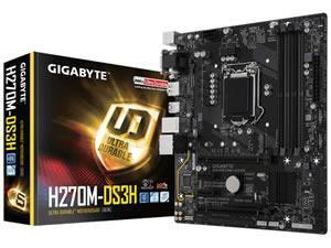 Gigabyte Ultra Durable GA-H270M-DS3H Desktop Motherboard
