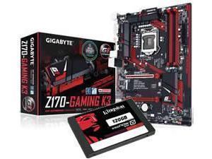 GIGABYTE GA-Z170-GAMING K3 Intel Z170 Socket 1151 ATX Motherboard plus 120GB SSD