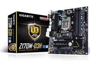 GIGABYTE GA-Z170M-D3H Intel Z170 Socket 1151 Micro ATX Motherboard