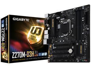 GIGABYTE Z270M-D3H Intel Z270 Socket 1151 Micro ATX Motherboard