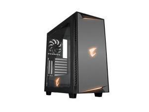Gigabyte AC300W ATX Mid Tower PC Case with RGB Fusion and transparent Full Side Window
