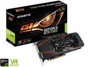GIGABYTE GeForce GTX 1060 G1 GAMING 6GB GDDR5 Graphics Card