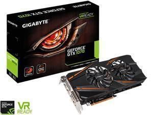 GIGABYTE GeForce GTX 1070 WINDFORCE 2X OC 8GB V2 GDDR5 Graphics Card