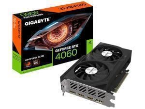GIGABYTE NVIDIA GeForce RTX 4060 Windforce OC 8GB GDDR6 Graphics Card