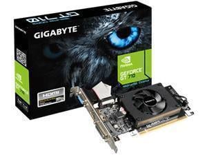 GIGABYTE GeForce GT 710 Low Profile 1GB GDDR3 Graphics Card