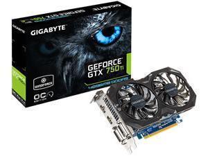 GIGABYTE GeForce GTX 750 Ti WINDFORCE 2X OC 4GB GDDR5 Graphics Card