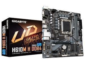 GIGABYTE H610M H DDR4 Intel H610 Chipset Socket 1700 Motherboard