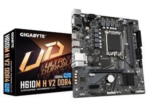 GIGABYTE H610M H V2 DDR4 Intel H610 Chipset (Socket 1700) Micro ATX Motherboard