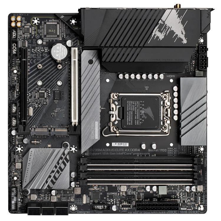 Gigabyte Z690M Aorus Elite AX DDR4 Intel Z690 Socket 1700 Motherboard ...