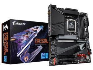Gigabyte Z790 AORUS ELITE AX DDR4 Motherboard - Supports Intel Core 13th Gen CPUs, 16*+1+2 Phases Digital VRM, up to 5333MHz DDR4 (OC), 4xPCIe 4.0 M.2, Wi-Fi 6E, 2.5GbE LAN, USB 3.2 Gen 2