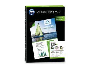 HP 920XL Officejet Value Pack - 1 - yellow, cyan, magenta - A4 210 x 297 mm - 180 g/m2 - 50 sheets print cartridge / paper kit