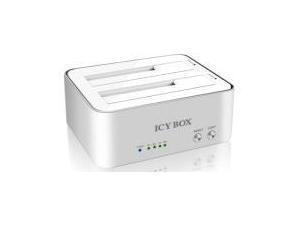 Icybox 2-bay docking and clone station for 2.5inch Andamp; 3.5inch SATA HDDs