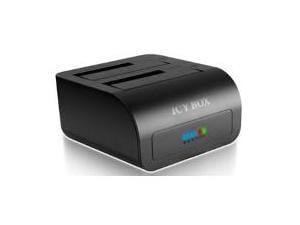 Icy Box 2bay Docking- and Clone Station for 2.5inch and 3.5inch SATA HDDs with JBOD Function and USB 3.0