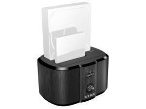 Icy Box 2 Bay Docking- and Clone Station for 2.5inch and 3.5inch SATA HDDs with JBOD Function and USB 3.0