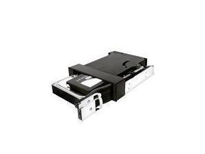 Icy Box Black Internal Trayless Module for 1 x 2.5inch and 1 x 3.5inch SATA HDDs in 5.25inch bay