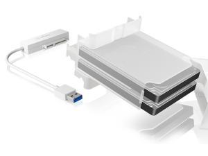 Icy Box IB-AC7032-U3 - Adapter and enclosure for 2x 2.5inch SATA HDDs/SSDs